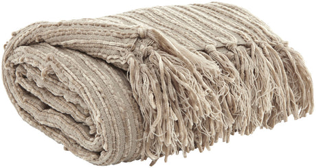 TABBY Almond 50" x 60" Decorative Throw