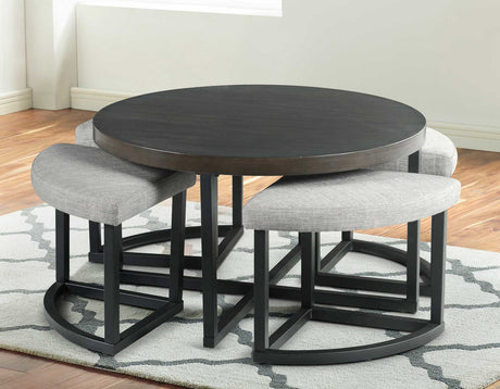 TAMA 36" Wide Coffee Table with Stools