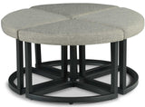 TAMA 36" Wide Coffee Table with Stools