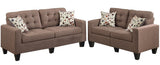 TEMPOE Light Coffee Living Room Set