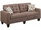 TEMPOE Light Coffee Living Room Set