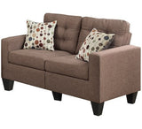 TEMPOE Light Coffee Living Room Set