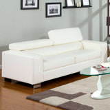 Temre White 84" Wide Sofa