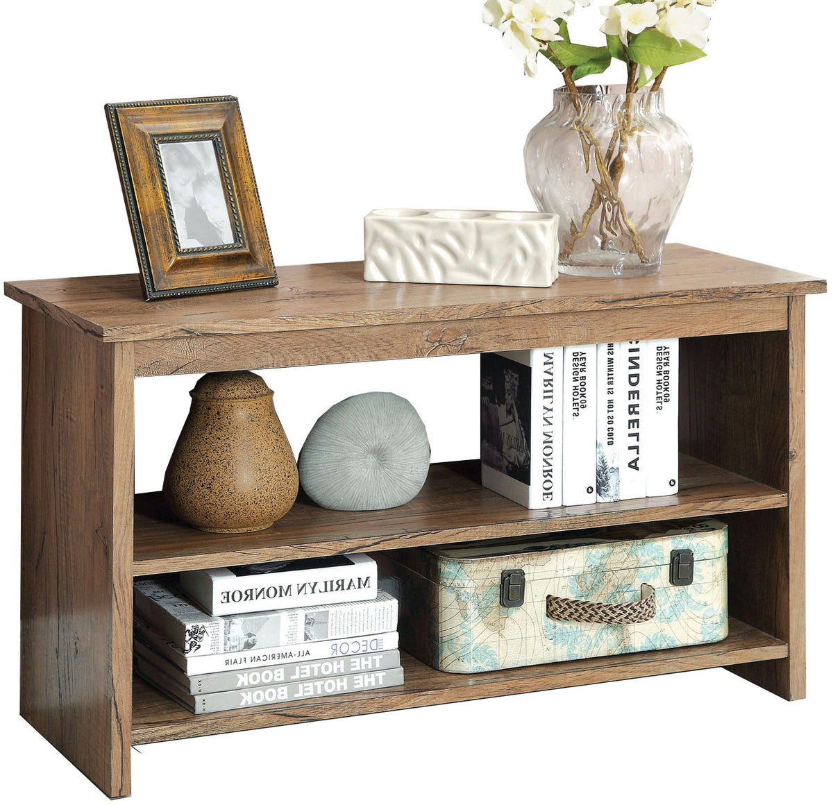 Tessa Brown Sofa Table