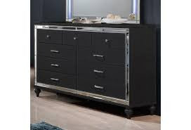 VALENTINO  MIRROR -DRESSER BLACK