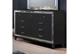 VALENTINO  MIRROR -DRESSER BLACK