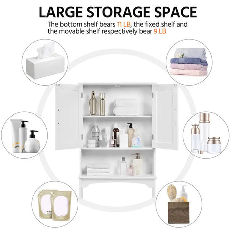 UPTIN Blue 25" x 66" Toilet Bathroom Rack (RTA)