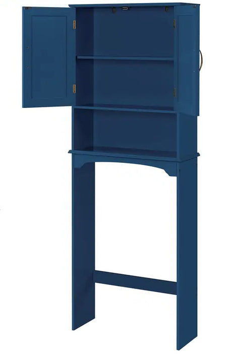 UPTIN Blue 25" x 66" Toilet Bathroom Rack (RTA)