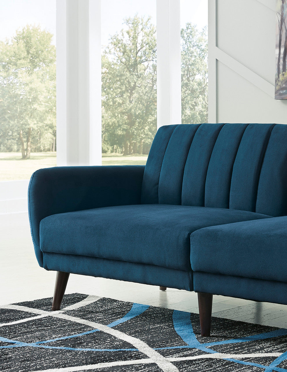 URIEL Velvet Convertible Livingroom Set