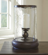 ULYSSES Bronze 11" x 17" Height Candle Holder