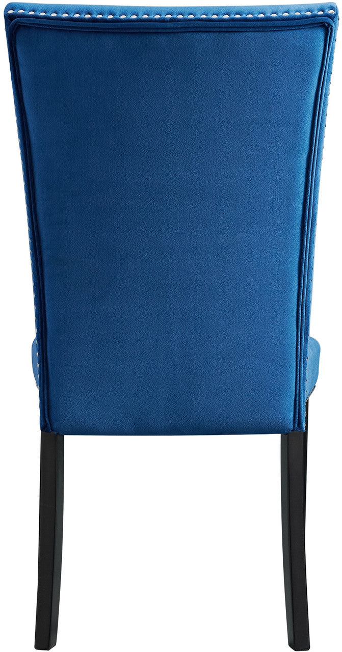 VALERY Blue Velvet 20" Wide Dining Chair