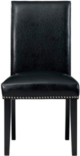 VALERY Black Faux Leather 20" Wide Dining Chair