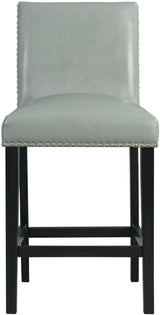 VALERY Gray Faux Leather 20" Wide Counter Chair
