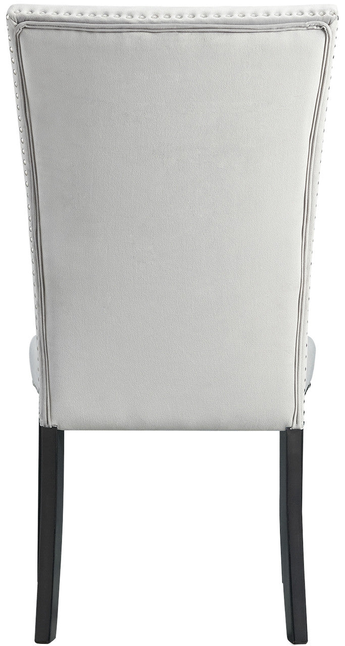 VALERY Gray Velvet 20" Wide Dining Chair