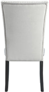 VALERY Gray Velvet 20" Wide Dining Chair