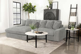 VEHLO Fog 105" Wide Reversible Sectional
