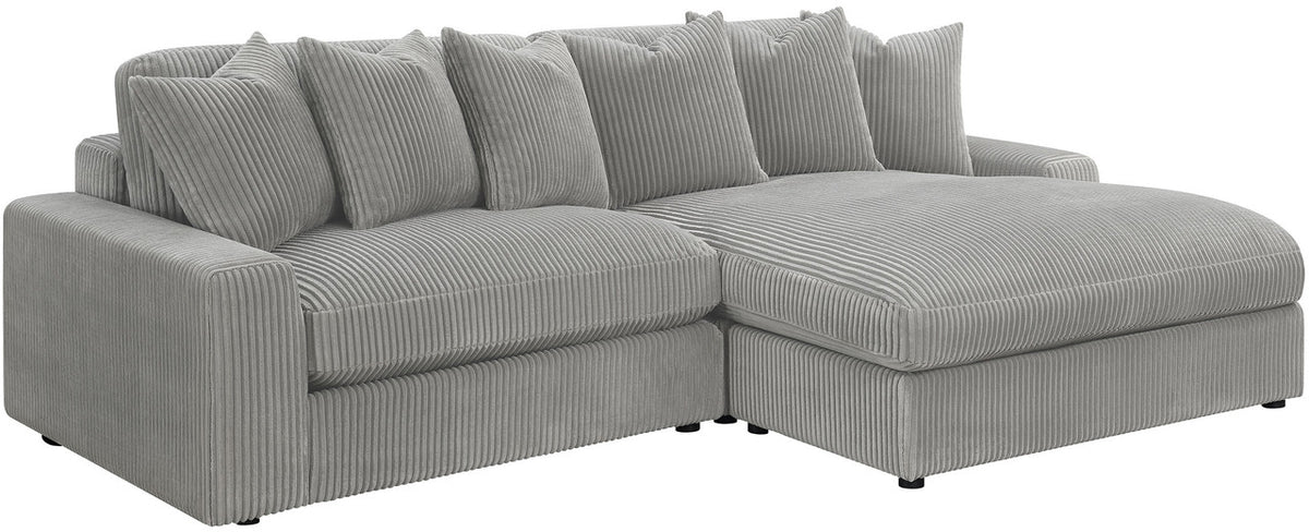 VEHLO Fog 105" Wide Reversible Sectional