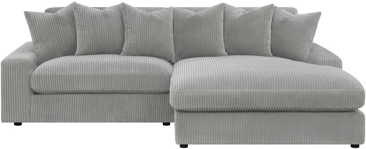 VEHLO Fog 105" Wide Reversible Sectional