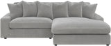 VEHLO Fog 105" Wide Reversible Sectional