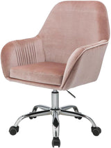 VEL 27" Wide Velvet Swivel Chair