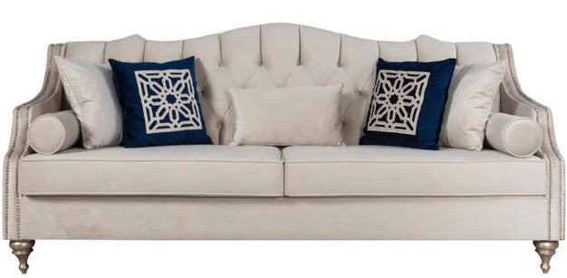 VENETTA Cream Sofa & Loveseat