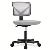 VIMOSE Light Gray 18" Wide Office Chair