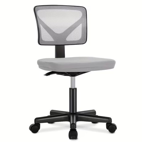 VIMOSE Light Gray 18" Wide Office Chair