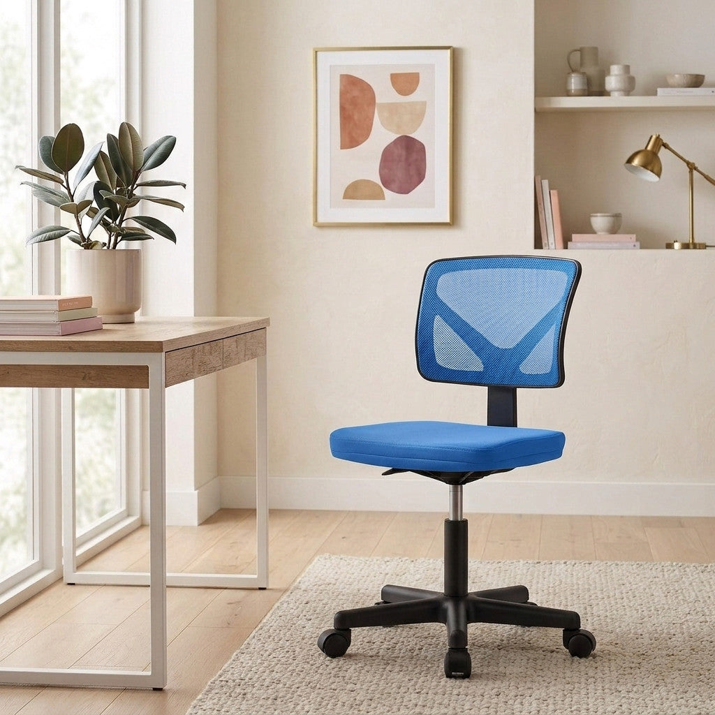 VIMOSE Blue 18" Wide Office Chair