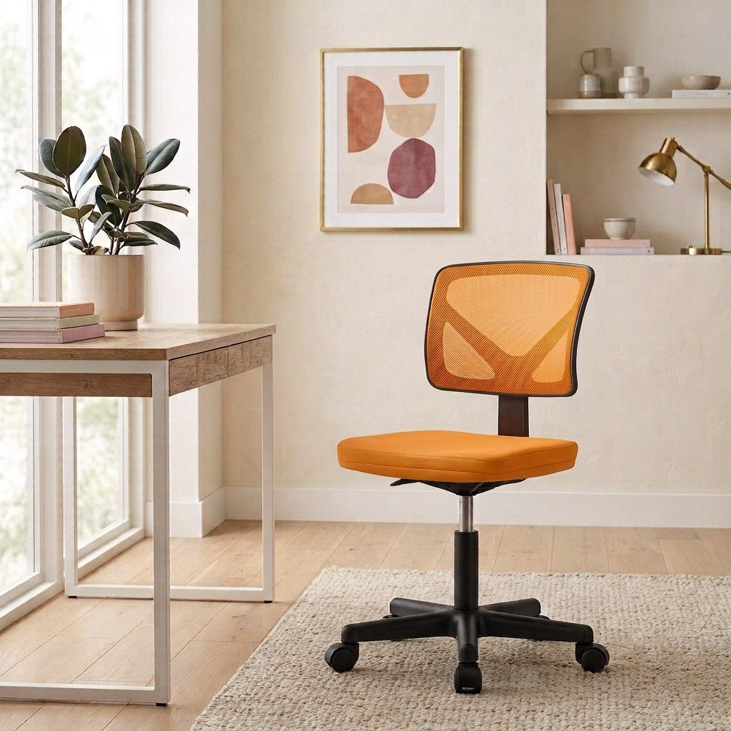 VIMOSE Orange 18" Wide Office Chair