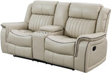 VINCIT Cream Reclining Sofa, Loveseat & Recliner