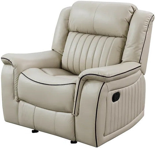VINCIT Cream Reclining Sofa, Loveseat & Recliner
