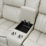 VINCIT Cream Reclining Sofa, Loveseat & Recliner