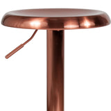 VINETTE Rose Gold Adjustable Barstool