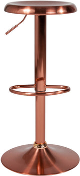 VINETTE Rose Gold Adjustable Barstool