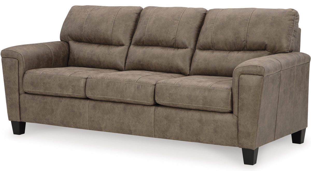 VUHL Dark Brown 89" Wide Queen Sofa Sleeper