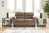 VUHL Dark Brown 61" Wide Loveseat