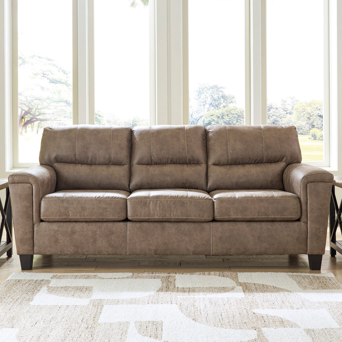 VUHL Brown 89" Wide Sofa