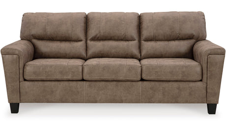 VUHL Brown Microsuede 89" Wide x 39" Height Sofa