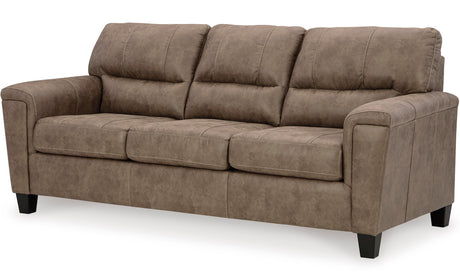 VUHL Brown Microsuede 89" Wide x 39" Height Sofa