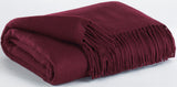 Vale Burgundy Decorative Throw