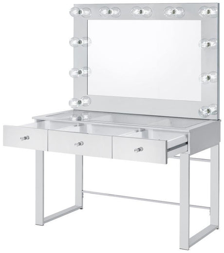 VALENCIA 46" Wide Mirrored Chrome LED Vanity (RTA)