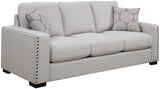 VALENTINA White Sofa & Loveseat