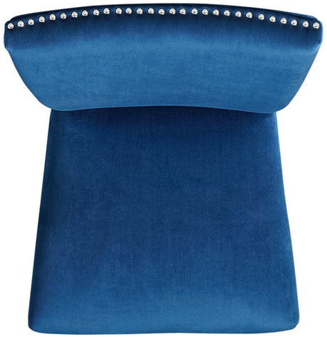 VALERY Blue Velvet 20" Wide Counter Chair