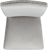VALERY Gray Velvet 20" Wide Counter Chair