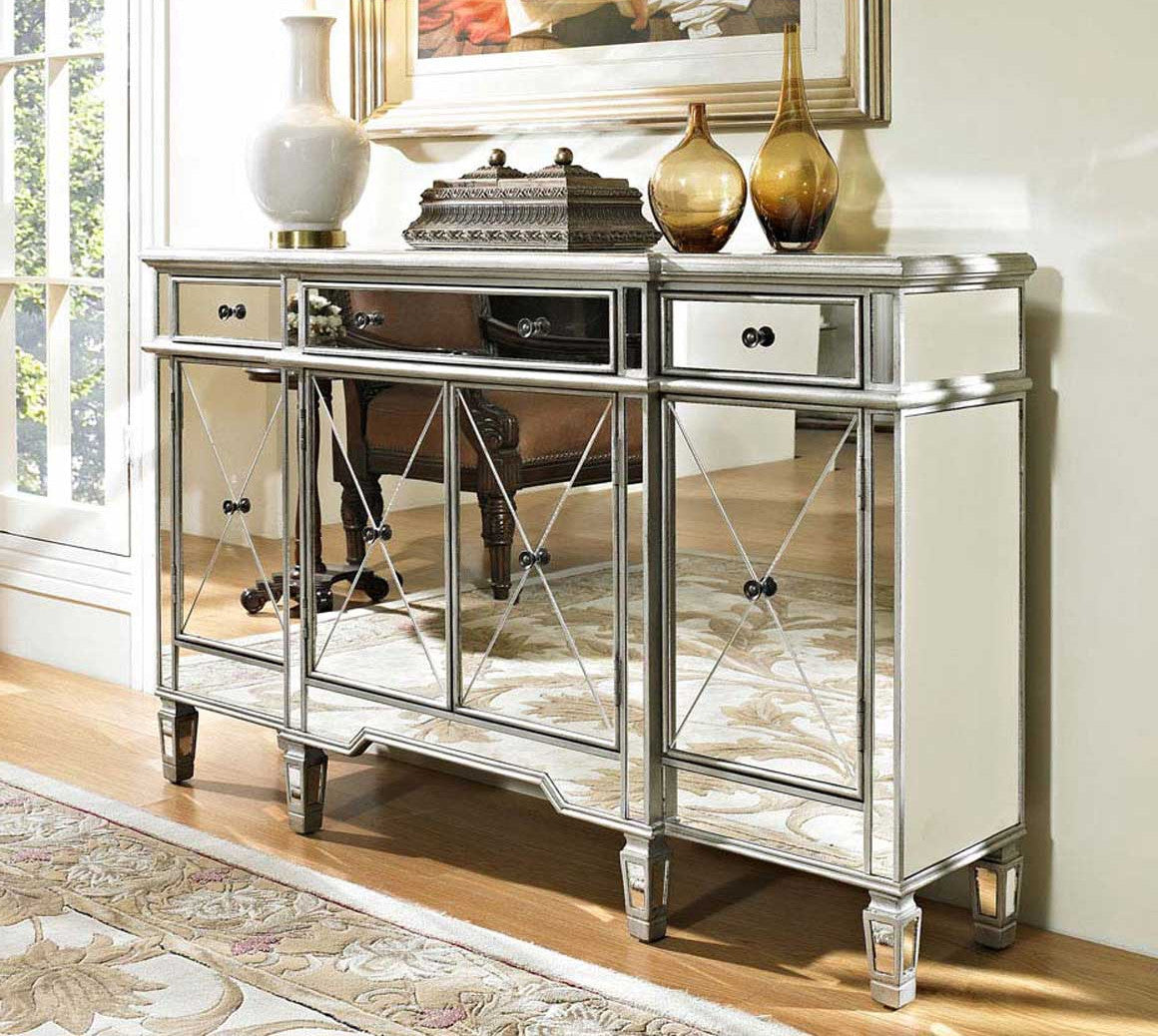 VALLARTA Mirror 60" Wide TV Stand