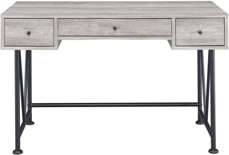 VARELA Gray 47" Wide Desk (RTA)