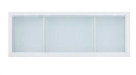 KAYSON White 47" Wide Vanity Desk and Mirror (RTA)