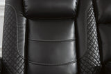 VIKTOR Black 86" Wide Power Reclining Sofa