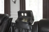 VIKTOR Black 86" Wide Power Reclining Sofa