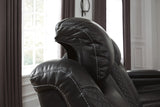 VIKTOR Black 86" Wide Power Reclining Sofa